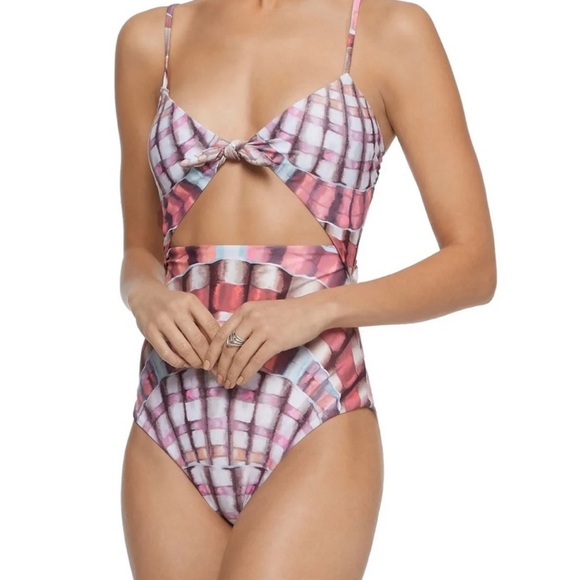 Mara Hoffman Tie Front Shells
Flamingo One Piece - Picture 1 of 4